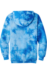 Port & Company® Crystal Tie-Dye Pullover Hoodie - Sky Blue